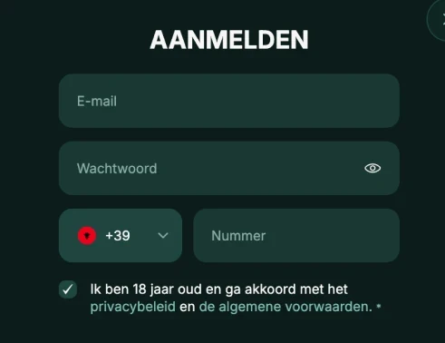 Registratie BetNjet